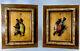 Superb Pair Of Paintings H/p Trophees Hunting Signs E. Dubois 1900 Frames