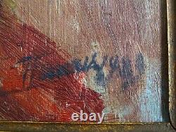 Superbe Peinture 19th-romantism - Old Man Portrait To Bleus-signed Eyes