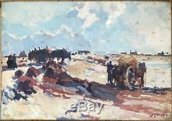 Sydney Lough Thompson Table Hst Painting 1930 Marine Seaside Concarneau