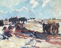 Sydney Lough Thompson Table Hst Painting 1930 Marine Seaside Concarneau