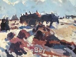 Sydney Lough Thompson Table Hst Painting 1930 Marine Seaside Concarneau