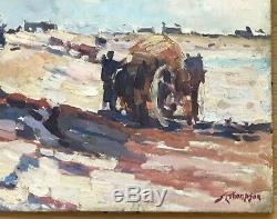 Sydney Lough Thompson Table Hst Painting 1930 Marine Seaside Concarneau