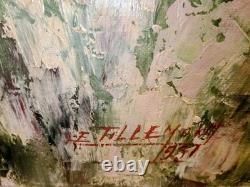 TABLEAU - Old HST Wooden Mill Signed (Ernest Fillemont 1951 - BELGIAN)