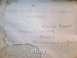 TABLEAU - Old HST Wooden Mill Signed (Ernest Fillemont 1951 - BELGIAN)