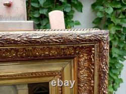 Table Ancient Oil On Wooden Panel Romantic Scene Sign/ Perez