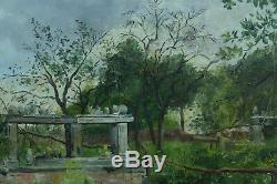 Table Former Eugène Chaperon Landscape Rosny Bustling Waterloo History 1881 X 2