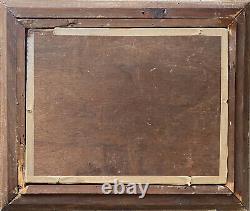 Table HSP 1917 signed Romezin Cabin by the water + frame