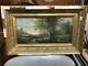 Table Oil On Wood Panel Signed Ch Henry Jura Landscape In 1880