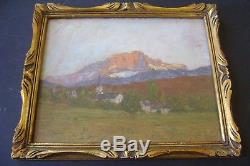 Table Old Mount Granier Alps Savoie Mountains Landscape 1916 Tawny