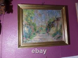 Tableau Breitwieser Alsatian Painter Neo-Impressionist Hsb 46x38 8f May 1945