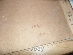 Tableau Breitwieser Alsatian Painter Neo-Impressionist Hsb 46x38 8f May 1945