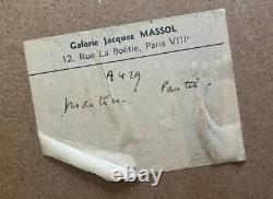 Tableau HSP Orientalist Pastoral signed Eugénie Clarac (1886/1960) Algeria