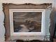 Tableau. Oil On Wood. Marine. Arceau Channel. Isle Of Oléron. Signed