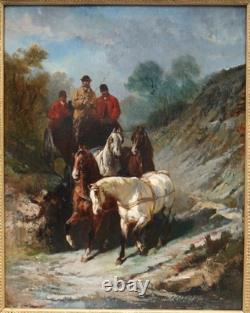 Tableau of Harness Horses. James Alexander WALKER (1831/41-1898), equestrianism