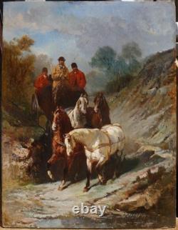 Tableau of Harness Horses. James Alexander WALKER (1831/41-1898), equestrianism