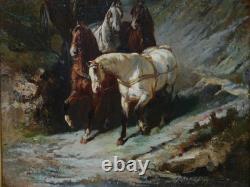 Tableau of Harness Horses. James Alexander WALKER (1831/41-1898), equestrianism