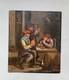 Tavern Scene After Teniers, Dutch/flemish, 17th Century, Antique 19th-century Oil Painting