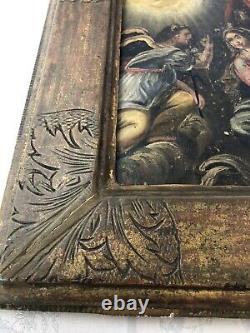 The Annonciation Painting 17th Century - Frame