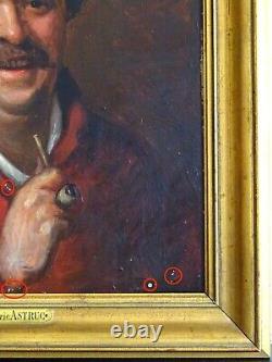 The Audacity of Painters - Frédéric Astruc, (Self-) Portrait of a Man with a Pipe - 1885
