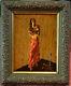 The Hookah Odalisque, 1925, Little Nude Orientalist! Art Deco! Frame 1910