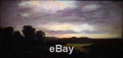 To Have! Painting Oil S / Wood Xixeme, School Of Barbizon Daubigny, Harpignies