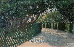 Torres 1938. Remarkable Nabi. View Of A Park & Style Near De Vuillard & Denis