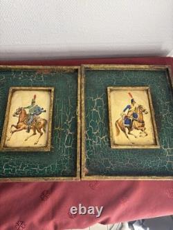 Two Oil Paintings on Wood, Signed