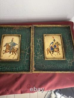 Two Oil Paintings on Wood, Signed