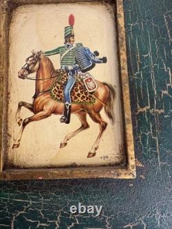 Two Oil Paintings on Wood, Signed