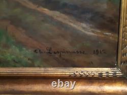 Underwood oil on canvas by Théodore Lespinasse 1846/1918