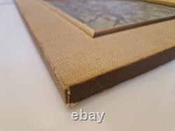 V. Makovsky - Oil on cardboard Underbrush scene Realism dated 1923