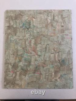Very Beautiful Abstract Painting Patrick Boudon Oil Wood Abstract Abstraction Art