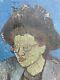 Very Beautiful Fauvist Oil Painting On Wooden Panel Woman Portrait 1950 Fauvism
