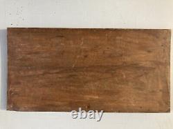 Very Beautiful Oil Painting on Wood Ex Voto Art 1866 Italy Catholic Copy