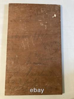Very Beautiful Oil Painting on Wood Hog Mythology Man Art 1940 to Identify