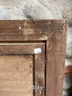 Very Beautiful Oil Painting on Wood Mandolin Hat 1950 Portrait Man Art