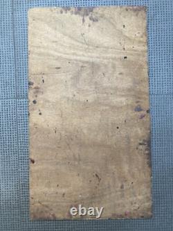 Very Beautiful Painting 1960 Oil on Wood Maurice Vagh-Weinmann Man Portrait