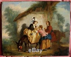 Very Rare Old 18th Century Painting Suite Etienne Aubry Past On Sale Ebay Price