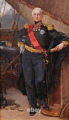Victor Chavet portrait Vice-Admiral Jacques Bergeret at Versailles Castle naval