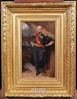 Victor Chavet portrait Vice-Admiral Jacques Bergeret at Versailles Castle naval