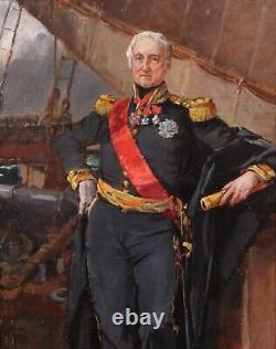 Victor Chavet portrait Vice-Admiral Jacques Bergeret at Versailles Castle naval