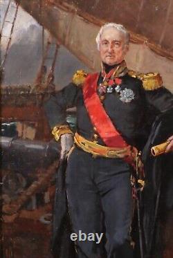 Victor Chavet portrait Vice-Admiral Jacques Bergeret at Versailles Castle naval
