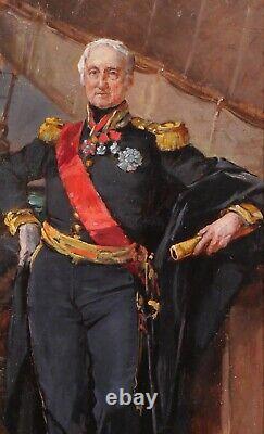 Victor Chavet portrait Vice-Admiral Jacques Bergeret at Versailles Castle naval