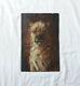 Victor De Grandchamp Portrait Of Dog Antique Painting By Dog Xix Oil Painting