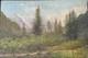 View Of Mont Blanc From Argenti&egrave;re, 1949, Oil, Signed E. Colliex, Chamonix