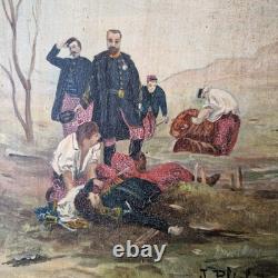 War Table 1870 Oil on Wood J Plichet 1896