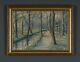 Watercolor Or Oil On Panel R. Gautron Or Gautran Undergrowth 1940 A4889