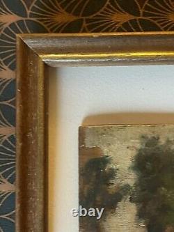 Werner Gilles (1894-1961) Oil on wood Signed Millstones Germany 20th century