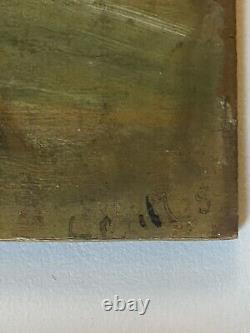 Werner Gilles (1894-1961) Oil on wood Signed Millstones Germany 20th century