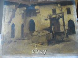 William Laparra painting on wood